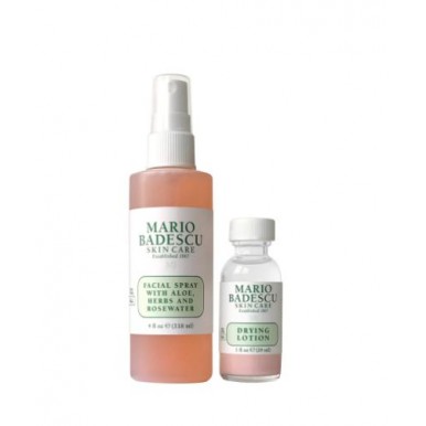 Mario Badescu Facial Spray with Aloe, Herbs and Rosewater: Drying Lotion & Rose Facial Spray Duo