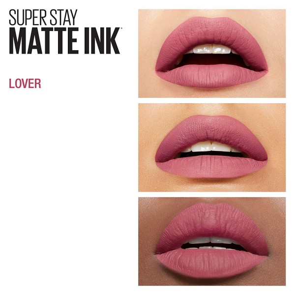 Maybelline SuperStay Matte Ink Liquid Lipstick, Shade Lover For womens