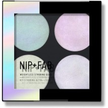 Nip+Fab Weightless Strobing Quad 12 Gram Four Metallic Shades in One Palette to Give you the Ultimate Glow Vegan & Cruelty-Free