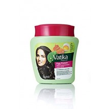 Original Branded Dabur Vatika Naturals Nourishment Hot Oil Treatment, for Damaged and Split Hairs - 500 gram