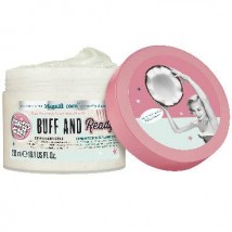 Soap & Glory Magnificoco Buff and Ready Coconut Body Scrub - Smoothing & Buffing Body Scrub - Coconut Scented Body Polish - Brightening Body Scrub with Green Tea Extract (300ml)