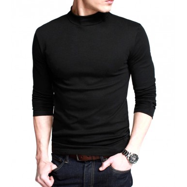 black high neck men