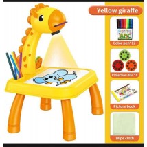 Projector Table For Kids 12 Markers 1 Sketch Book 3 Projector Disc And 1 Duster Included In It