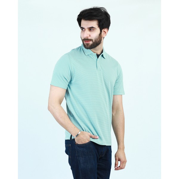 Mens Polo Shirt in Mint Green Color Buyon.pk