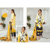 Printed Unstitched 3 Piece Winter Suits