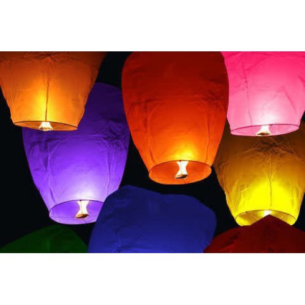 Sky Lantern Pack of 6 Lantern Buyon.pk