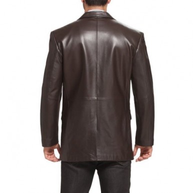 Highstreet Fashion Men Formal Leather Coat
