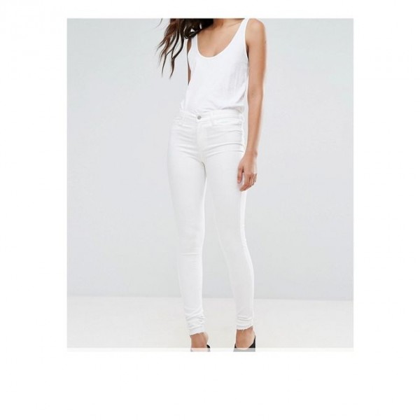 Moncler White Faux Leather Pant For Women