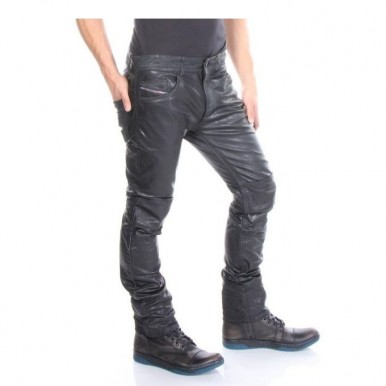 Leather Pant For Men in Black