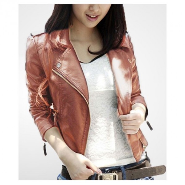 Moncler Skin Leather Jacket For Women