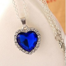 Titanic Heart Crystal Pendant