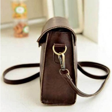 Retro PU Leather Women Shoulder Bag For Her