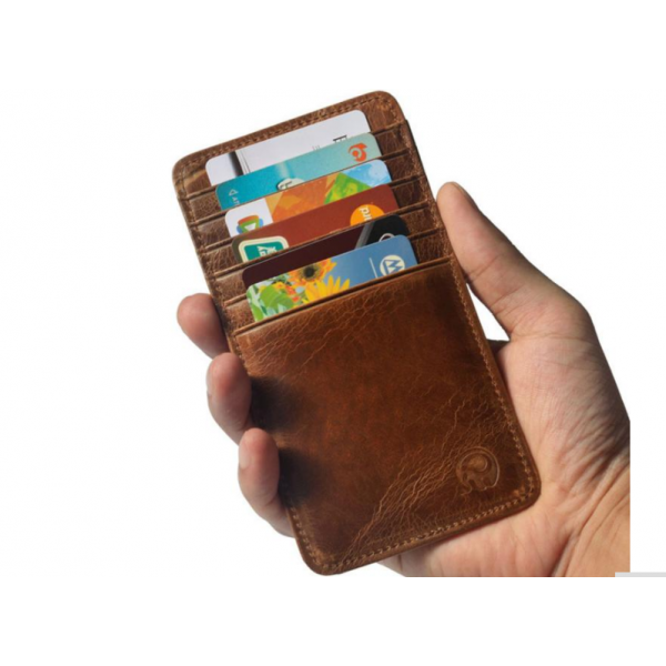 Leather Card & Currency Holder