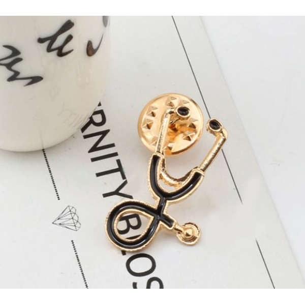 Buy Stethoscope Brooch lapel Pins Nurse Jewelry Medical Doctor online