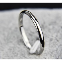 Silver Plated Platinum Ring for Men