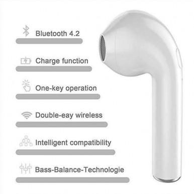 i7 Wireless Earbud Single Side