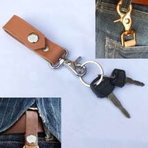 Leather Belt Loop Key Holder