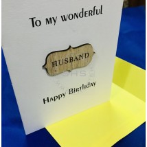Customised Birthday Greeting Card for any relationship