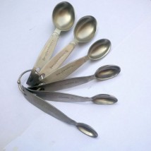 Stainless Steel Measuring Spoon Set of 6 spoons