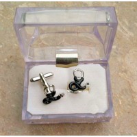 Stethoscope Cuff-link for Doctors and Medical Professionals