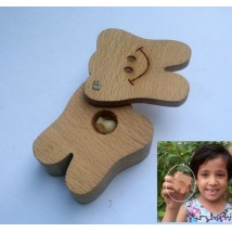 Tooth Fairy Wooden box for Kids to save loose tooth