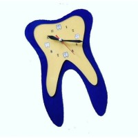 Tooth Shaped Clock for Dental Offices and Clinics