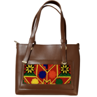 Handmade Leather Bag - Brown