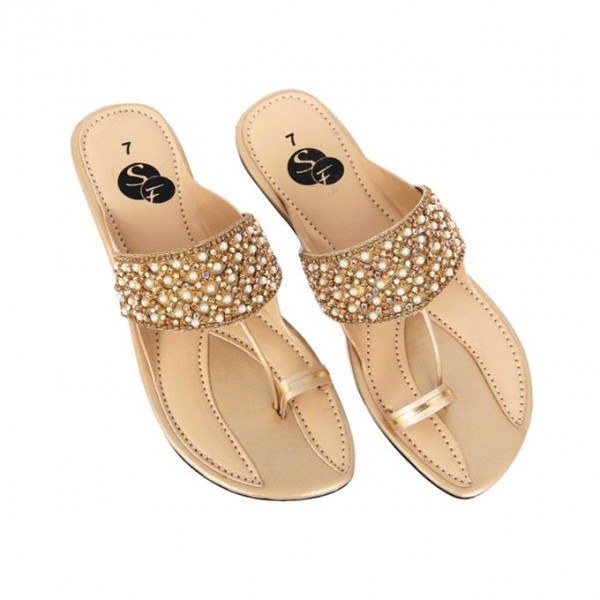Flats for Women Beige Buyon.pk