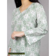 Women Stitched Cotton Printed Suit 14 August Independence Day Suits 2 Pcs Women.