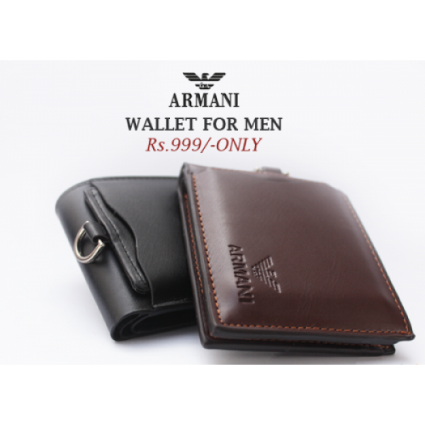 armani mens wallet