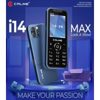 Calme i14 Max - Beatiful Design - 2.4 Inch Display - Dual Sim - PTA Approved - Smart Camera - 2000mAH Battery - Bluetooth Dailer - Auto call recording - Audio & Video Player - Powerful Torch Light with Side Button - 1 Year Brand Warranty