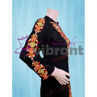 Formal wear - Embroided black 3 piece suit for her