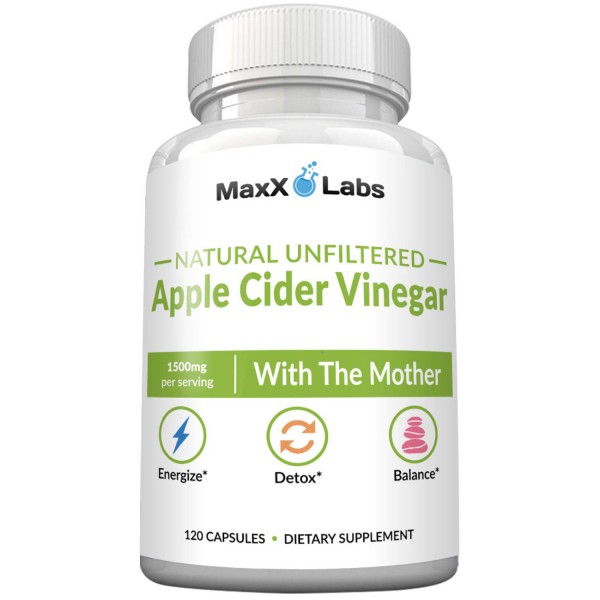 Apple Cider Vinegar Dietary Supplement 120 Capsules Buyon.pk