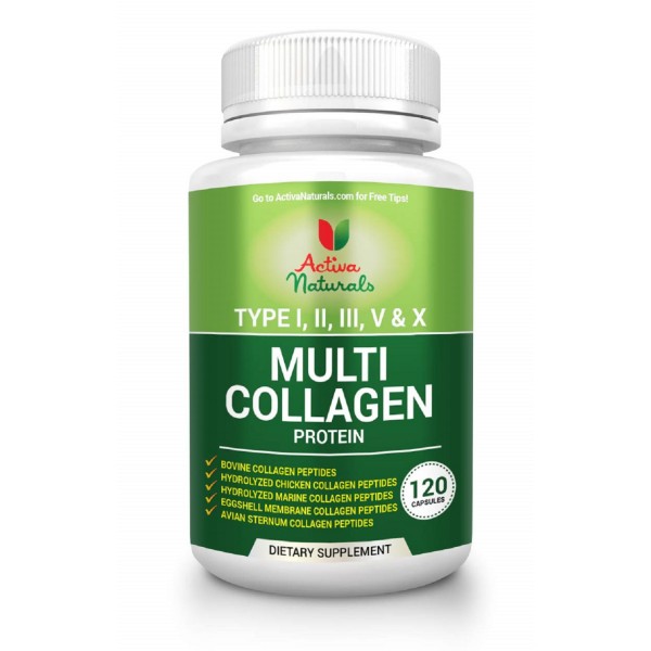Multi Collagen Protein Dietary Supplement 120 Capsules Buyon.pk