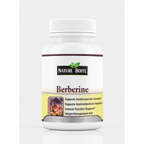 Nature Boite Berberine Dietary Supplement 120 Veg Capsules