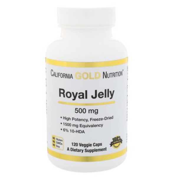 Royal Jelly 500Mg Dietary Supplement 120 Veggie Capsules Buyon.pk