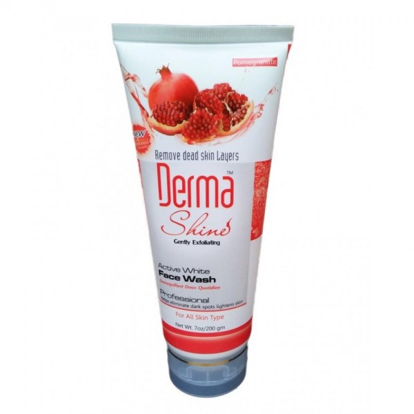 Buy Derma Shine Whitening Face Wash Pomegranate for Girls 200 gm