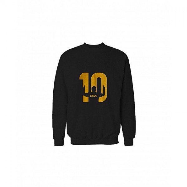 Trendy Messi Sweatshirt for Men In Black Color
