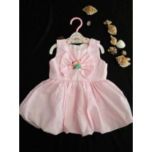 Pink Fairy Frock for Girls With Mix Material