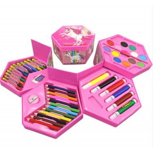 46-pc Art/colour box for Girls 