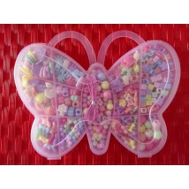 Beautiful Butterfly-Shaped Beads Set for Girls