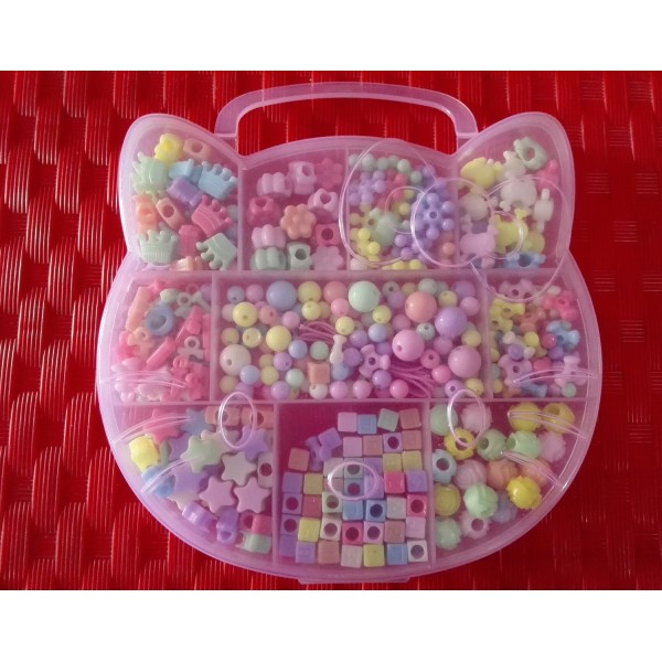 Beautiful Hello Kitty Beads Set for Girls