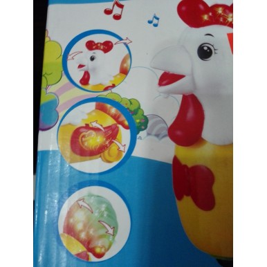Colorful Battery Operated Rooster Toy for Kids