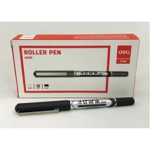 Deli Roller Ball Pen - Black
