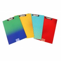 Fancy and Colourful Plastic Examination Clip Board
