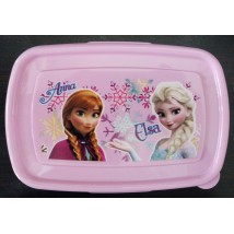 Fancy Colourful Anna & Elsa Cartoon Character Lunch Box for Kids