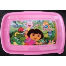 Fancy Colourful Dora Cartoon Character Lunch Box for Kids