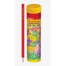 Goldfish Flupa Large 24 Colour Pencils - Fancy Tin Casing