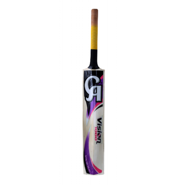 High Quality CA Vision 1000 Tennis Cricket Bat With Set of 3 Wickets & 3 Tennis Balls Buyon.pk