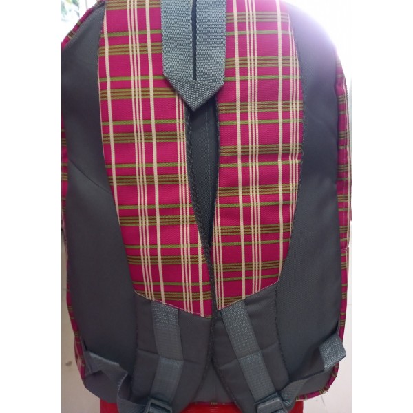 High Quality Colourful Check Fabric Design School Bag For Girls Buyon.pk